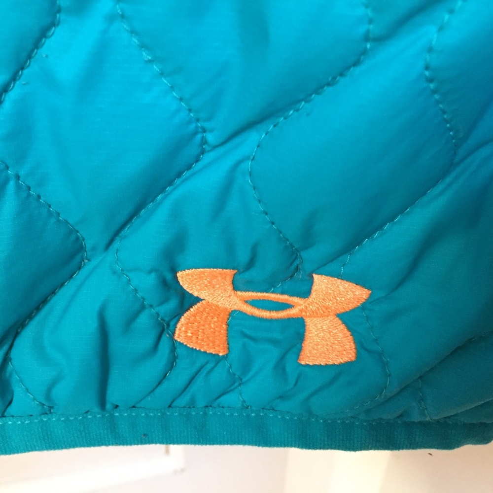 Under Armour Storm 1 Blue Quilted Jacket Youth Lg/ Women Sm - Picture 15 of 16